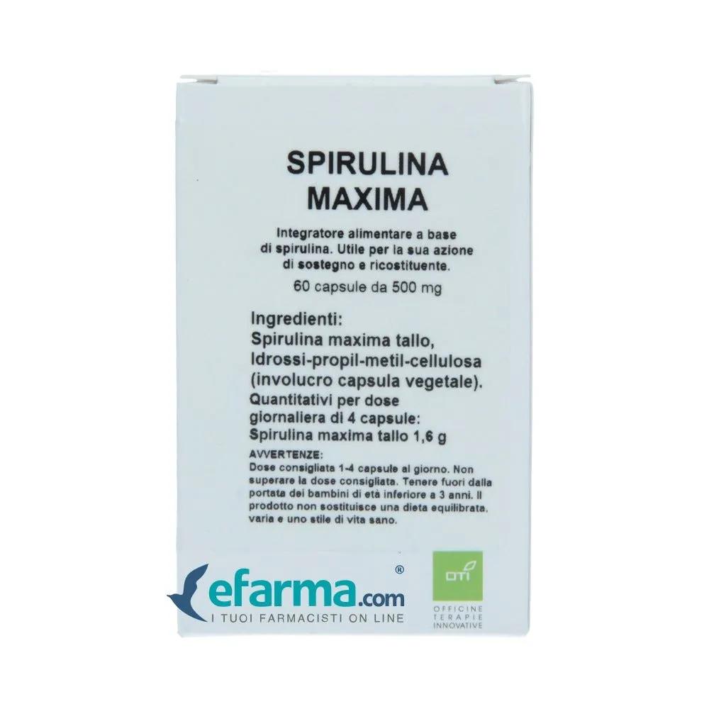 Oti Spirulian Maxima Polvere Integratore 60 Capsule