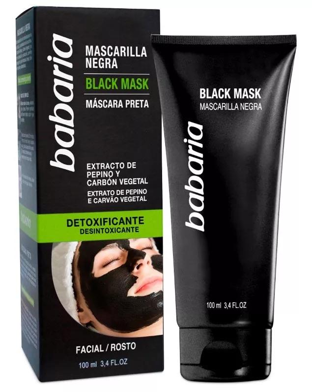 Babaria Máscara Facial Preta detoxificante 100ml