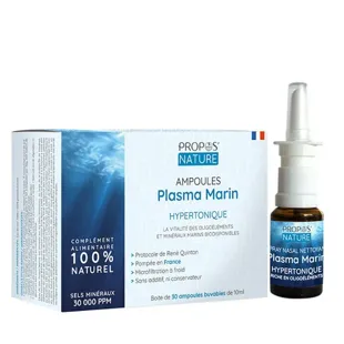 Propos'Nature - Acqua di mare ipertonica - 30 fiale e spray da 15 ml