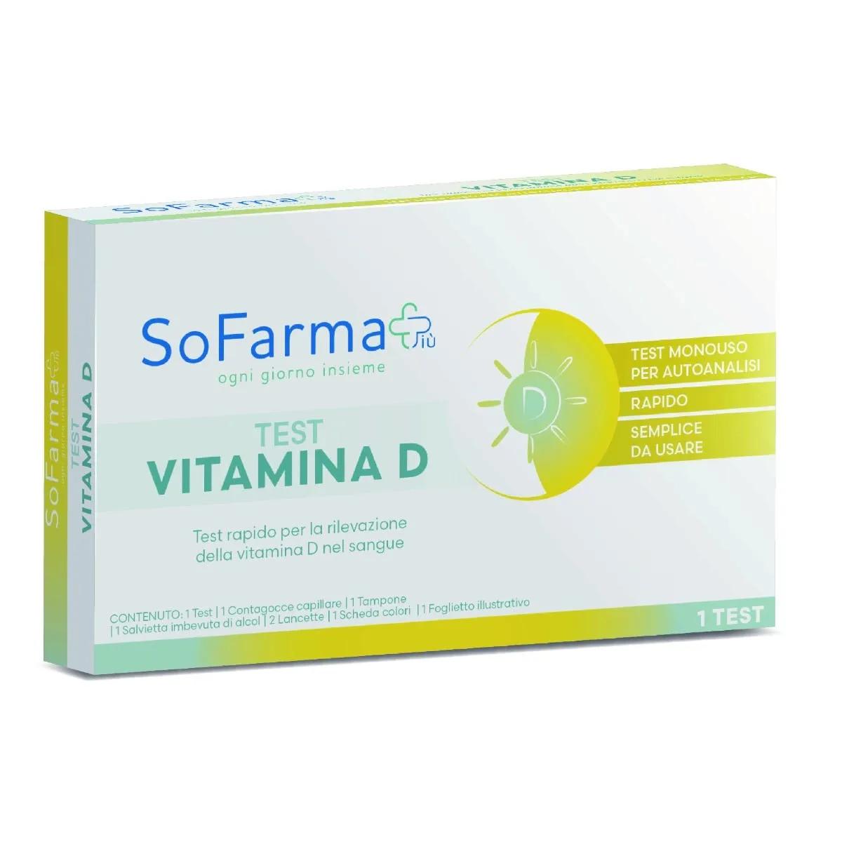 SoFarmapiù Test Autodiagnostico Vitamina D 1 Test