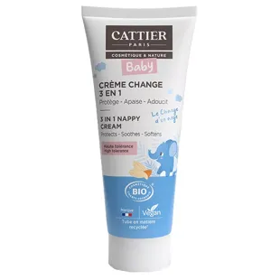 Cattier Bébé Crema per Cambio 3 in 1 Bio 75ml