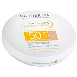 Bioderma Photoderm SPF50+ Kompakter mineralischer Sonnenschutz, heller Farbton, 10 g