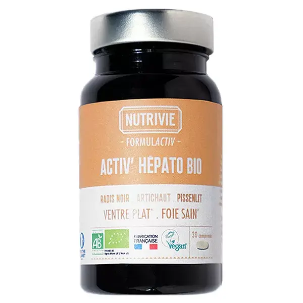 Nutrivie Activ'Hepato Bio 30 comprimés