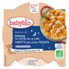 Babybio Repas Soir Assiette Panais Carotte Polenta +12m Bio 230g