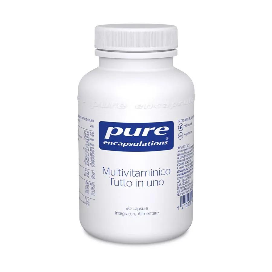 Pure Encapsulations Multivitaminico Tutto in Uno Integratore Per Stanchezza 90 Capsule