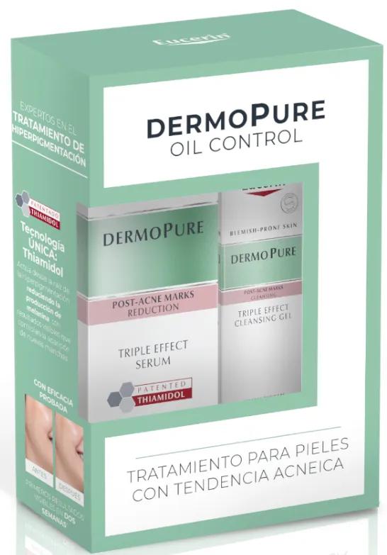 Eucerin Dermopure Triple Effect Serum 30 ml + konzentriertes Gel 75 ml