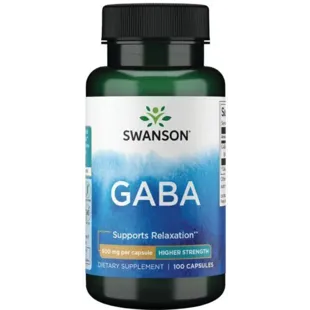 Swanson Gaba 500mg 100 Capsules