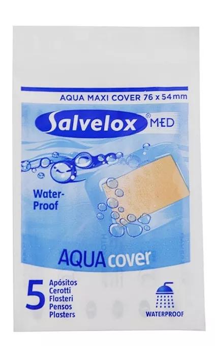 Salvelox Aqua Cover Med 76 x 54 mm 5 pleisters