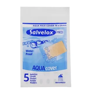 Salvelox Aqua Cover Med 76 x 54 mm 5 Plasters