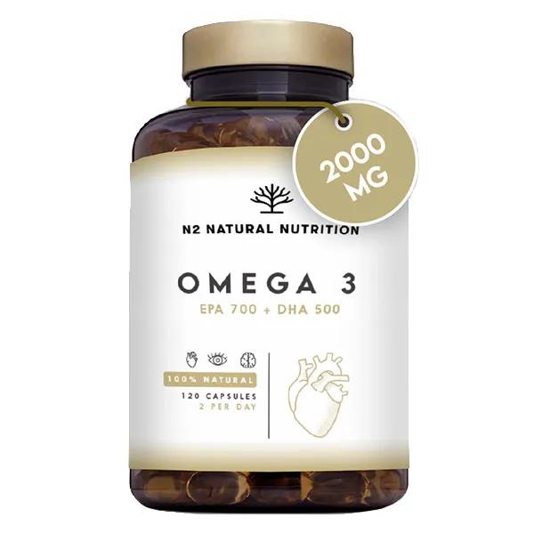 N2 Natural Nutrition Oméga-3 120 capsules