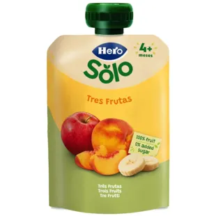 Hero Solo Bolsita 3 Frutas +4m 100 gr