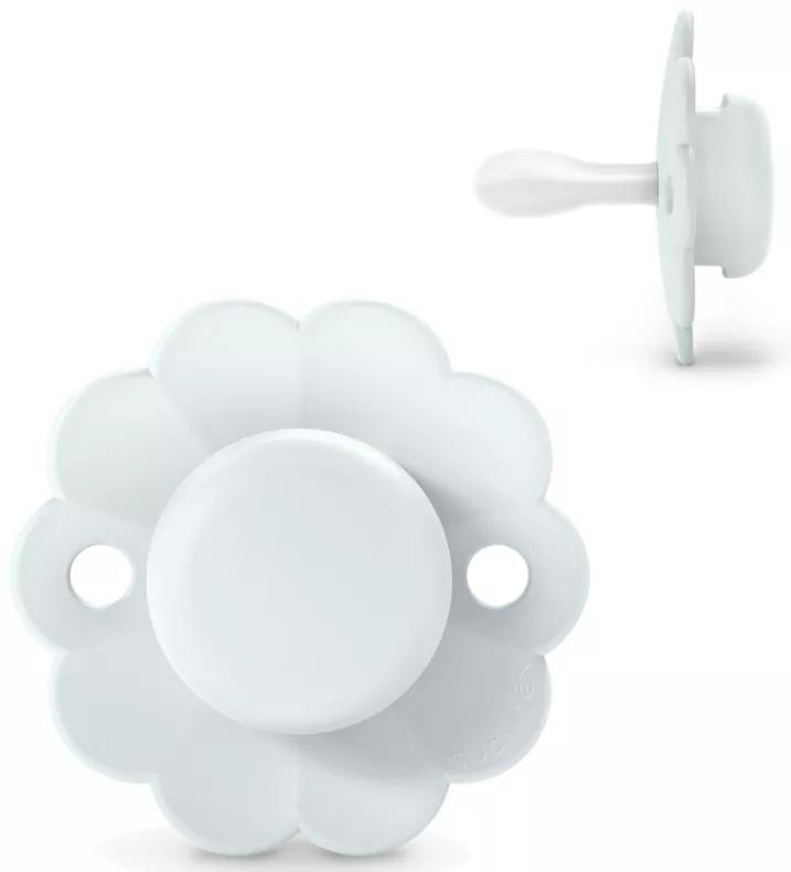 Suavinex Wonder Blue Fopspeen Fysiologische Siliconen Speen SX Pro Plat en Flexibel 0-6m