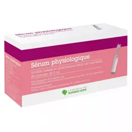 Marque Verte Sérum Physiologique 40 unidoses