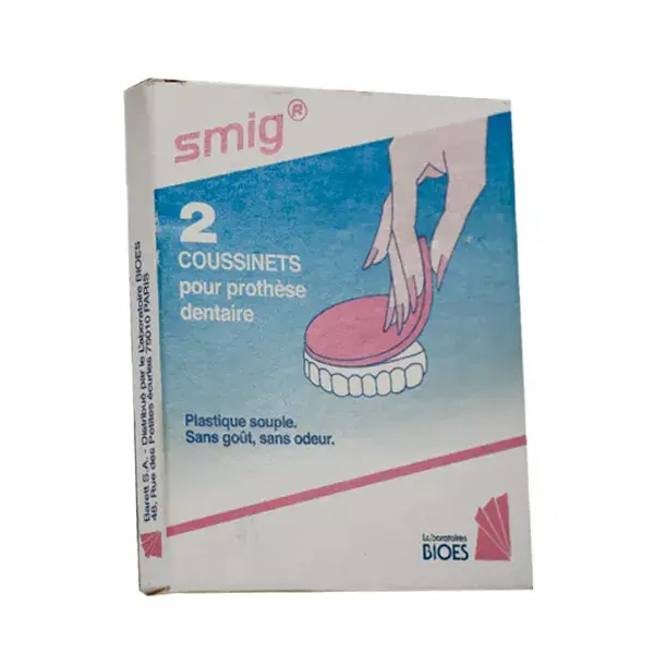 SMIG 2 almohadillas para prótesis dentales
