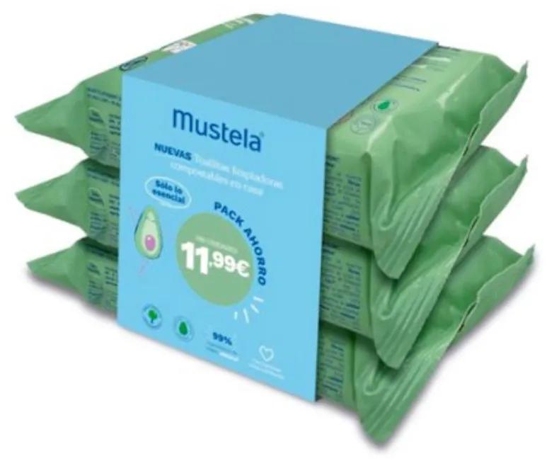 Mustela Reinigungstücher 70 Einheiten TRIPLO