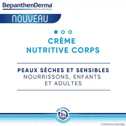 BepanthenDerma® Crème Nutritive Corps Peaux Sèches et Sensibles 200ml