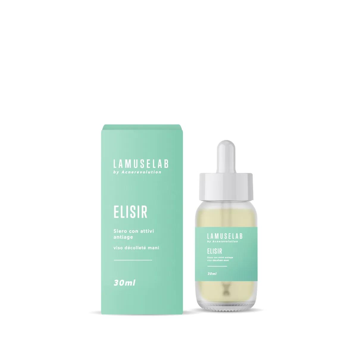 LAMUSELAB ELISIR Siero Antiage Viso Décolleté Mani 30 ml