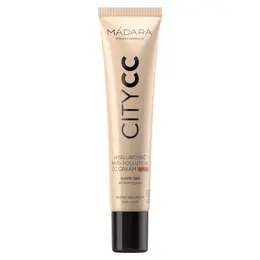 MÁDARA City CC Crème Anti-Pollution à l'Acide Hyaluronique SPF15 Tan 40ml