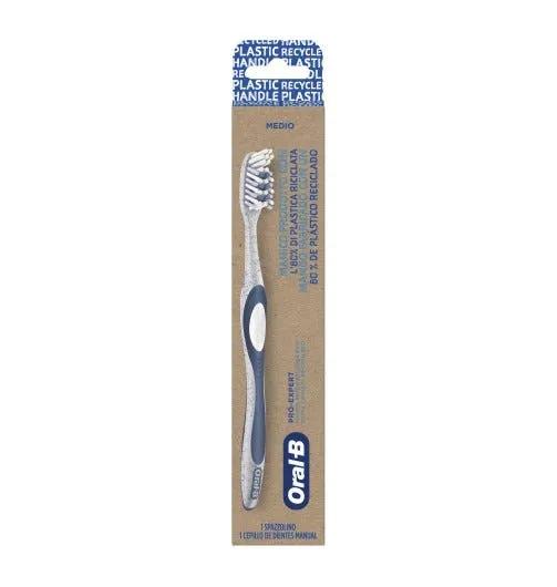 Oral-B Eco Pro-Expert Spazzolino Manuale Medio In Plastica Riciclata 1 Pezzo