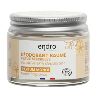 Deodorante Endro Pelle Sensibile Monoi 100% di origine naturale barattolo da 50 g