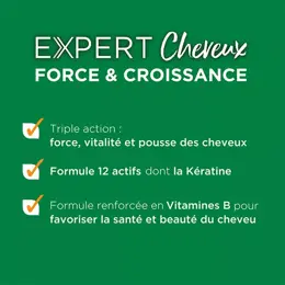 Forté Pharma Expert Cheveux Force & Croissance du cheveu 90 comprimés