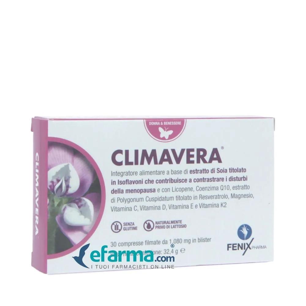 Climavera Integratore Disturbi Menopausa 30 Compresse