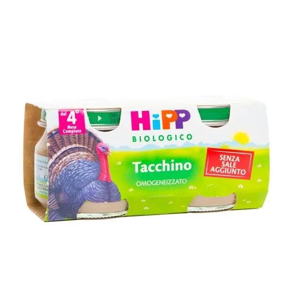 Hipp Biologico Omogeneizzato Tacchino 2 x 80 g