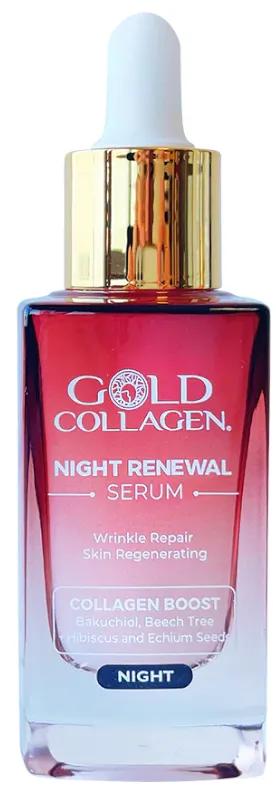 Gold Collagen Night Renewal Serum 30 ml