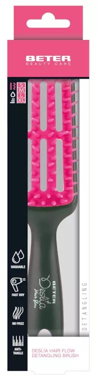 Beter brosse Deslia cheveux Flow rose moyen