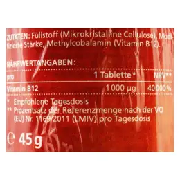 Vitamaze Vitamine B12 1000 µg 180 comprimés