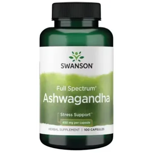 Swanson Full Spectrum Ashwagandha 450mg 100 Capsules