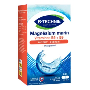 Biotechnie Magnésium Marin B6 + B9 40 capsule