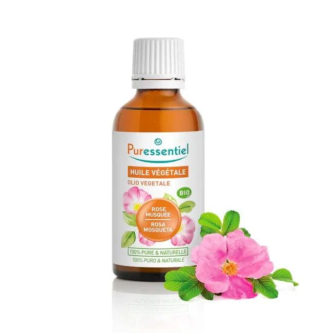 Puressentiel Olio Vegetale Biologico Rosa Mosqueta per Pelli Mature 50 ml