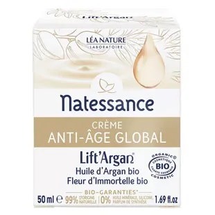 Natessance Lift'Argan Crema Anti-Età Globale Biologica 50ml
