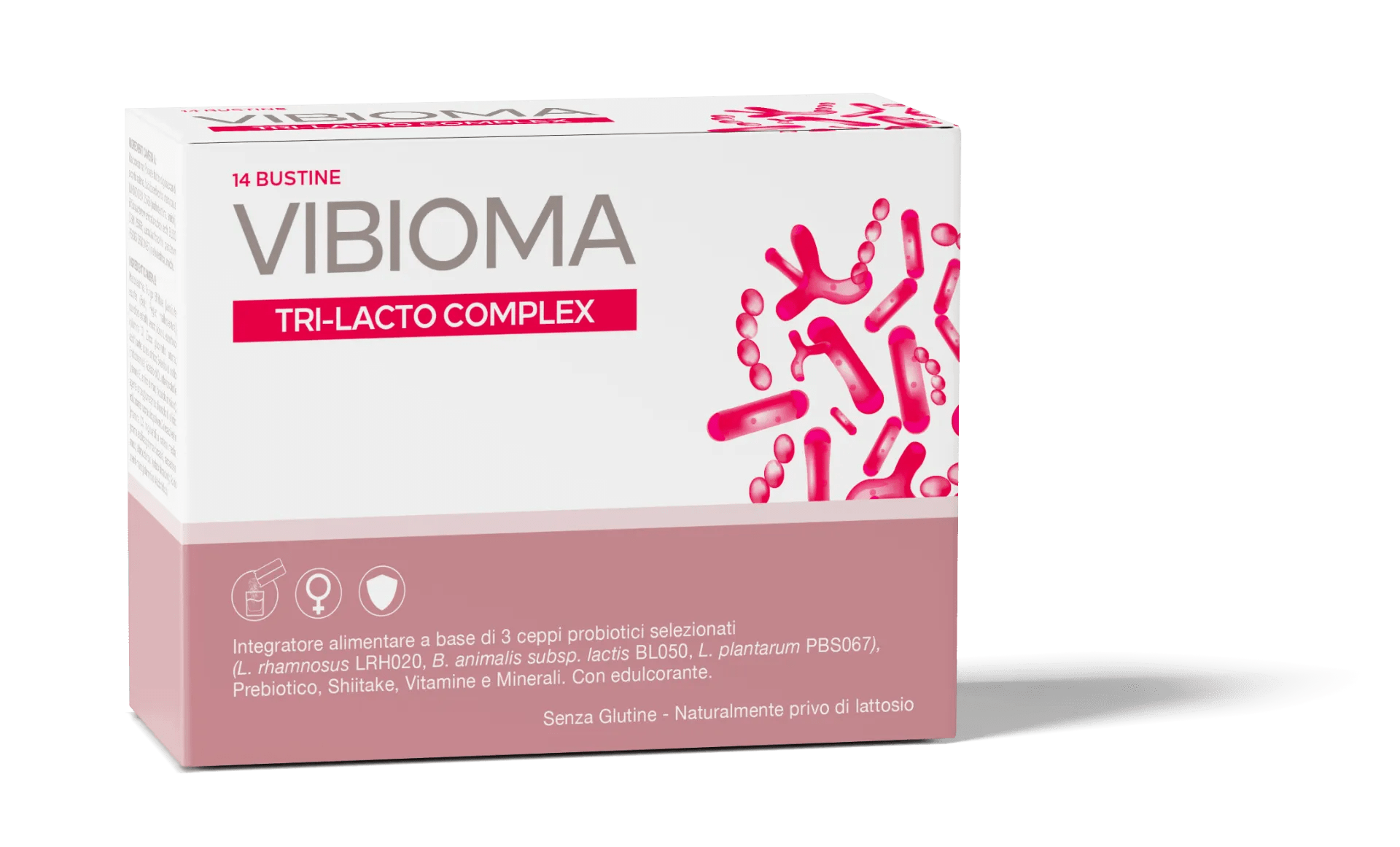 Vibioma Tri-Lacto Complex Integratore Disbiosi Vaginale 14 Bustine