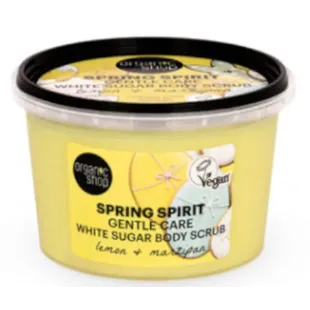 Organic Shop Spring Spirit Gentle Sugar Body Scrub 250 ml