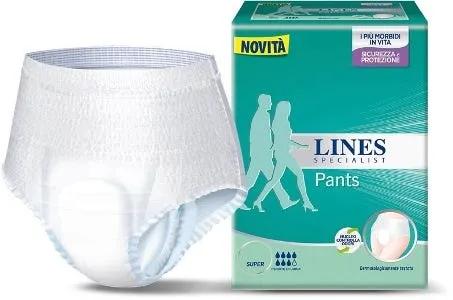 Lines Specialist Super Pants Mutandina Assorbente 12 Pezzi Taglia L