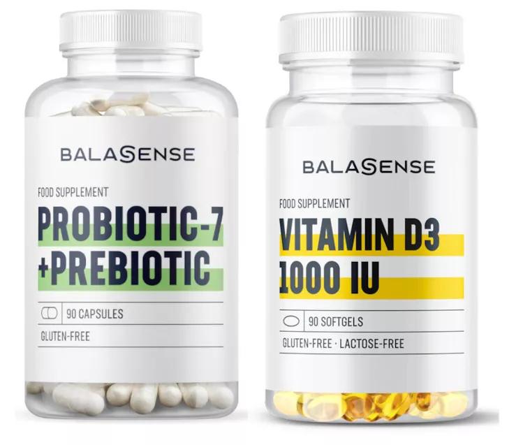 Balasense Vitamina D3 + Probiotico-7 & Prebiotico