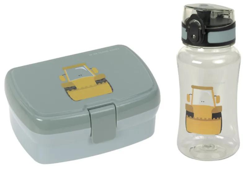 Lassig Lunch Box + Excavator Bottle 460 ml