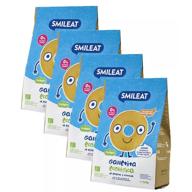 Smileat Galletas Infantiles de Espelta con Manzana Ecológica 4x220 gr