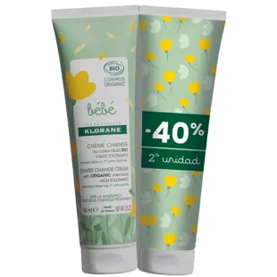 Klorane Creme Muda Fraldas com Calêndula Orgânica 2x100 ml