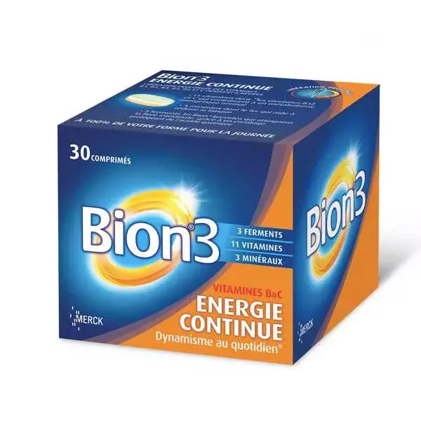 Bion 3 energía continúa 30 + 7 tabletas ofrecidas