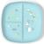 Chicco Compartmentalized Plate Blue +12m