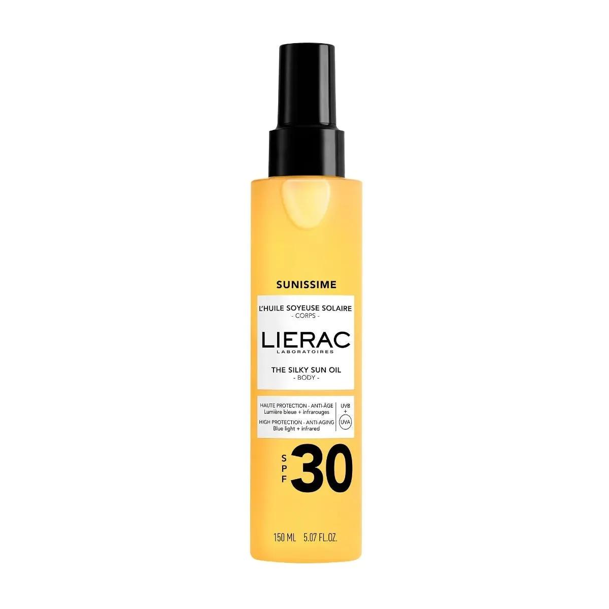 Lierac Sunissime Olio Solare Setoso SPF30 Protezione Solare Corpo 150 ml