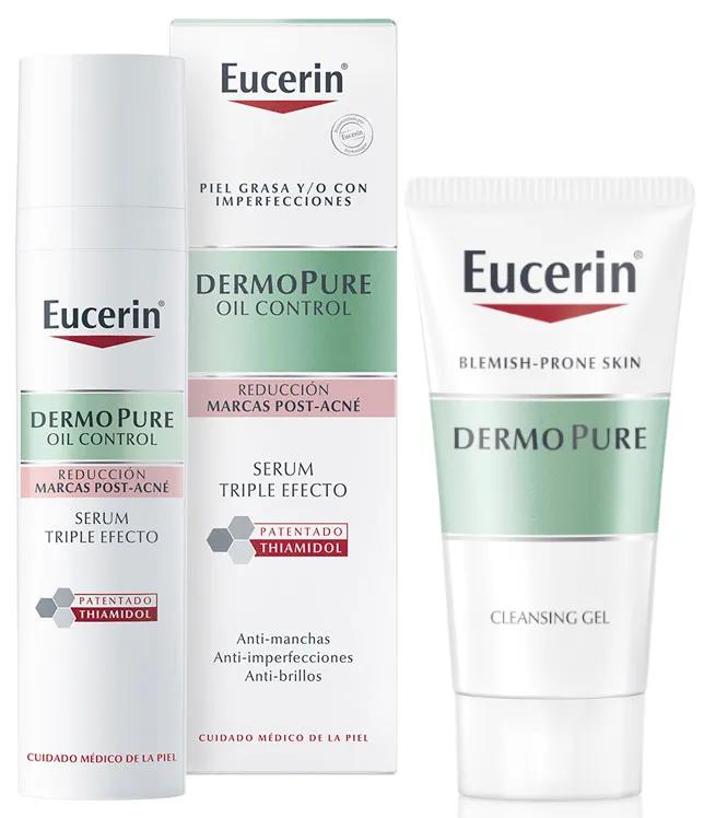 Eucerin DermoPure Oil Control Anti-Akne-Serum 40 ml + GIFT Triple Effect Gel 20 ml