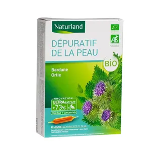 Naturland Depurativo della Pelle Bio Integratore Alimentare 20 fialette