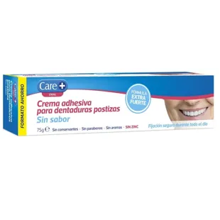 Care+ Crema Adhesiva Dentaduras Postizas 75 gr
