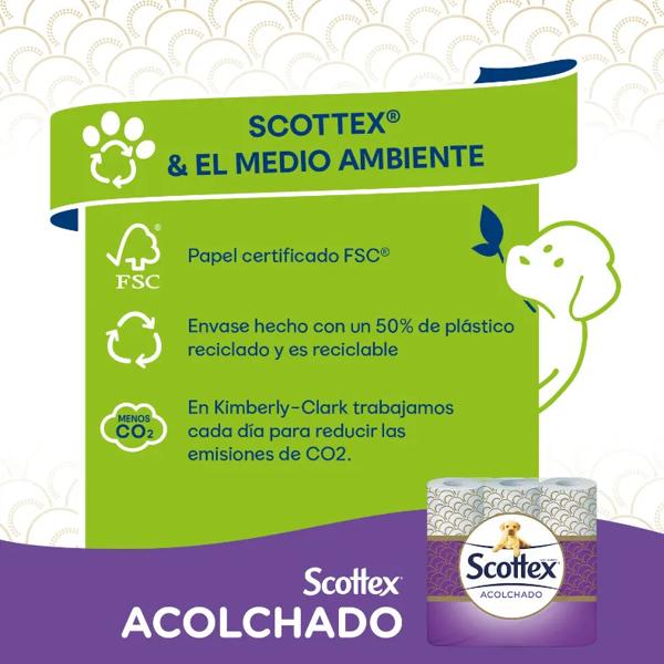 Scottex Gewatteerd Toiletpapier 9 Rollen