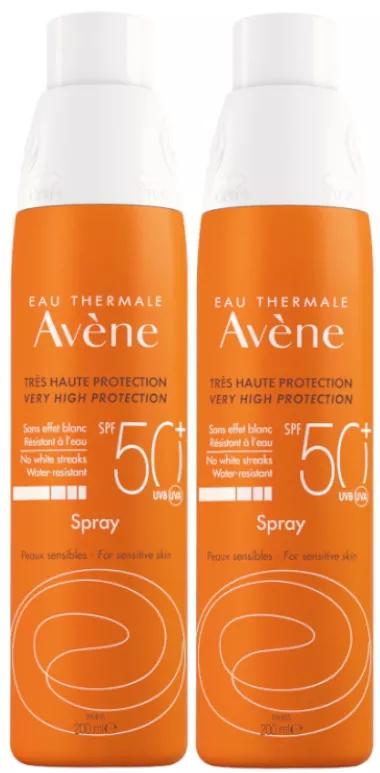 Avène Solaire Haute Protection SPF50+ Spray 2x200 ml