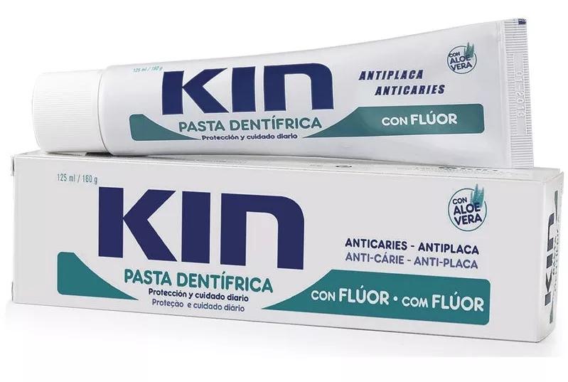 Fluor Kin tandpasta met fluoride 125 ml